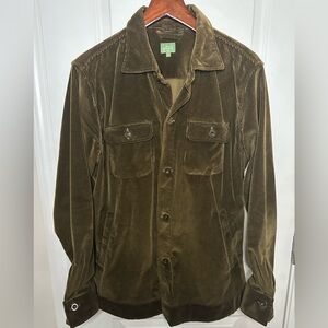 Sid Mashburn - Banded Hem Work Shirt - Drab Corduroy- Medium